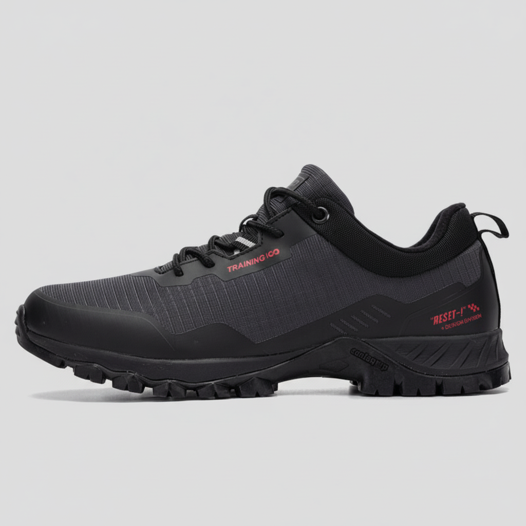 Men’s Low-Cut Trail Hiking Shoes with Lugged Sole