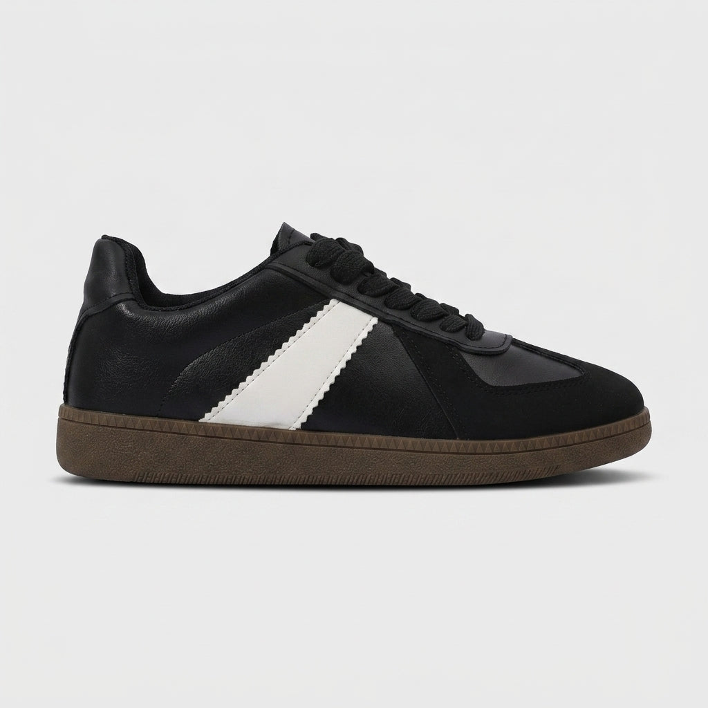Women's Sneakers Low-Top Retro Basketball-Inspired Lace-Up