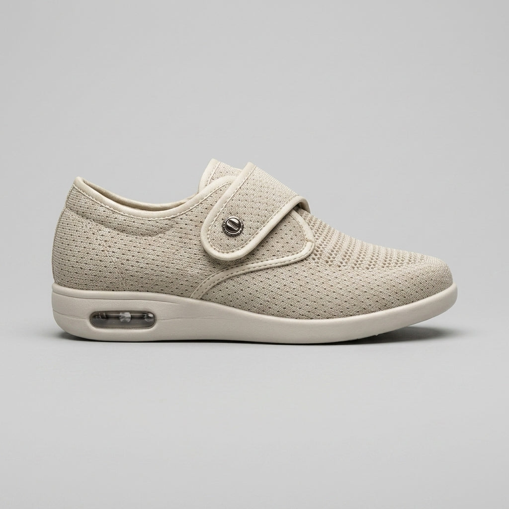 Women's Slip-On Sneakers with Adjustable Strap and Platform Sole