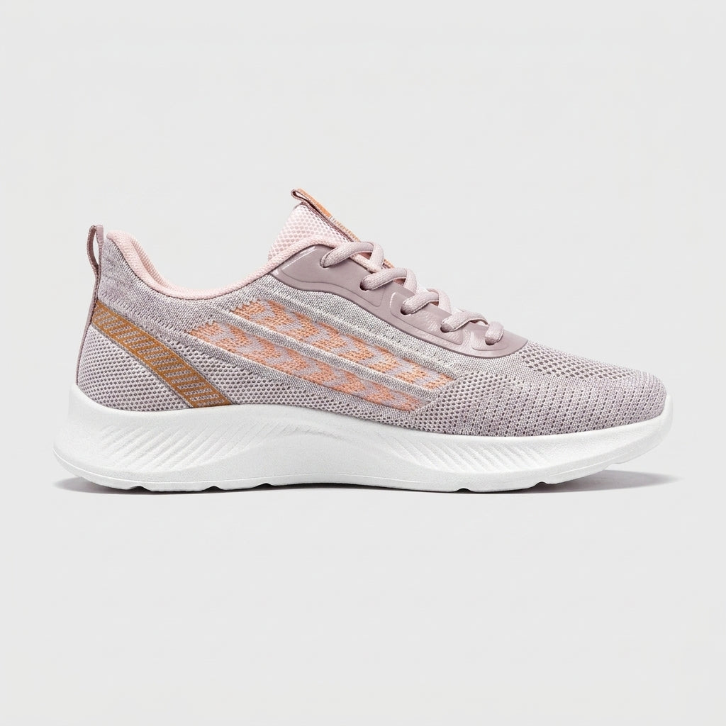 Women's Sneakers Mesh Low-Top Lace-Up Cushioned Sole