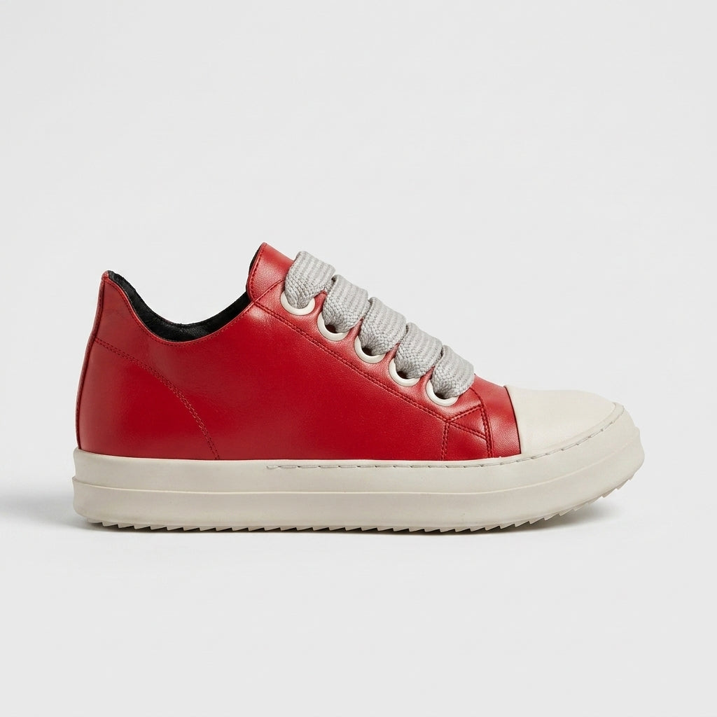 Women's Low-Top Sneakers with Contrast Toe Cap