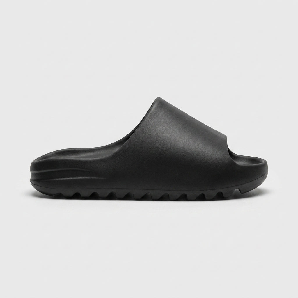 Women's Molded Slide Sandals with Sawtooth Outsole