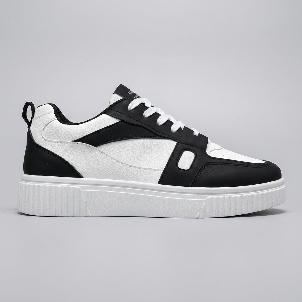 Men's Sneakers Low-Top Retro Basketball Style Lace-Up Casual