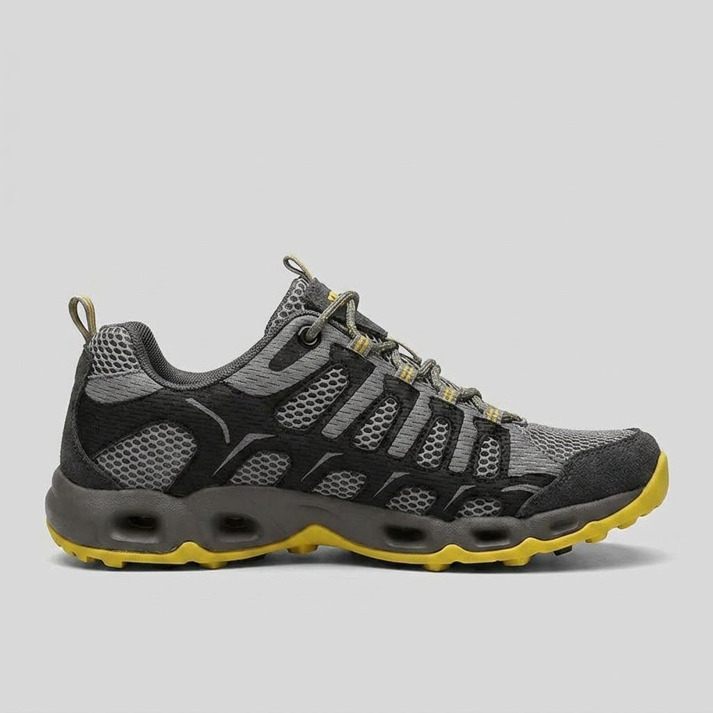 Men's Athletic Shoes Mesh Lace-Up Air-Cushioned Sole