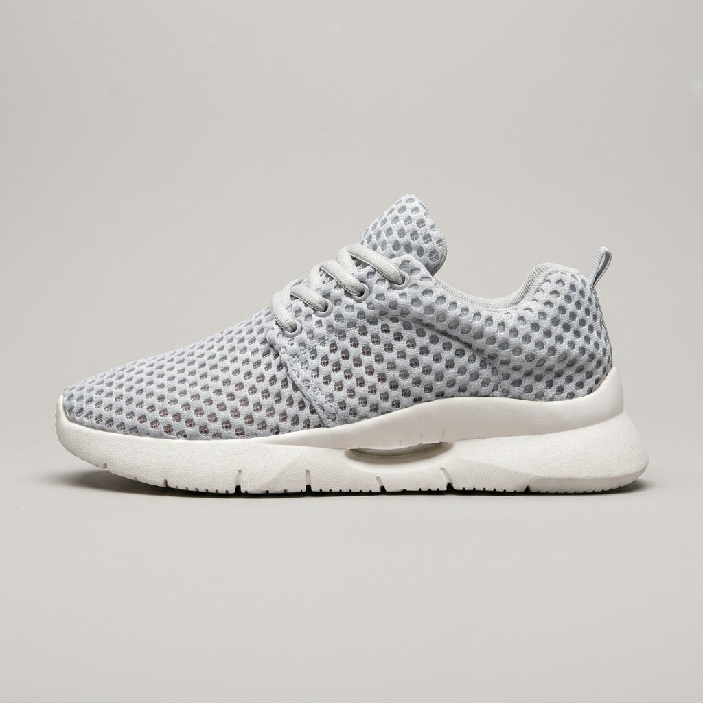 Men's Sneakers Mesh Lace-Up Low-Top Cushioned Sole