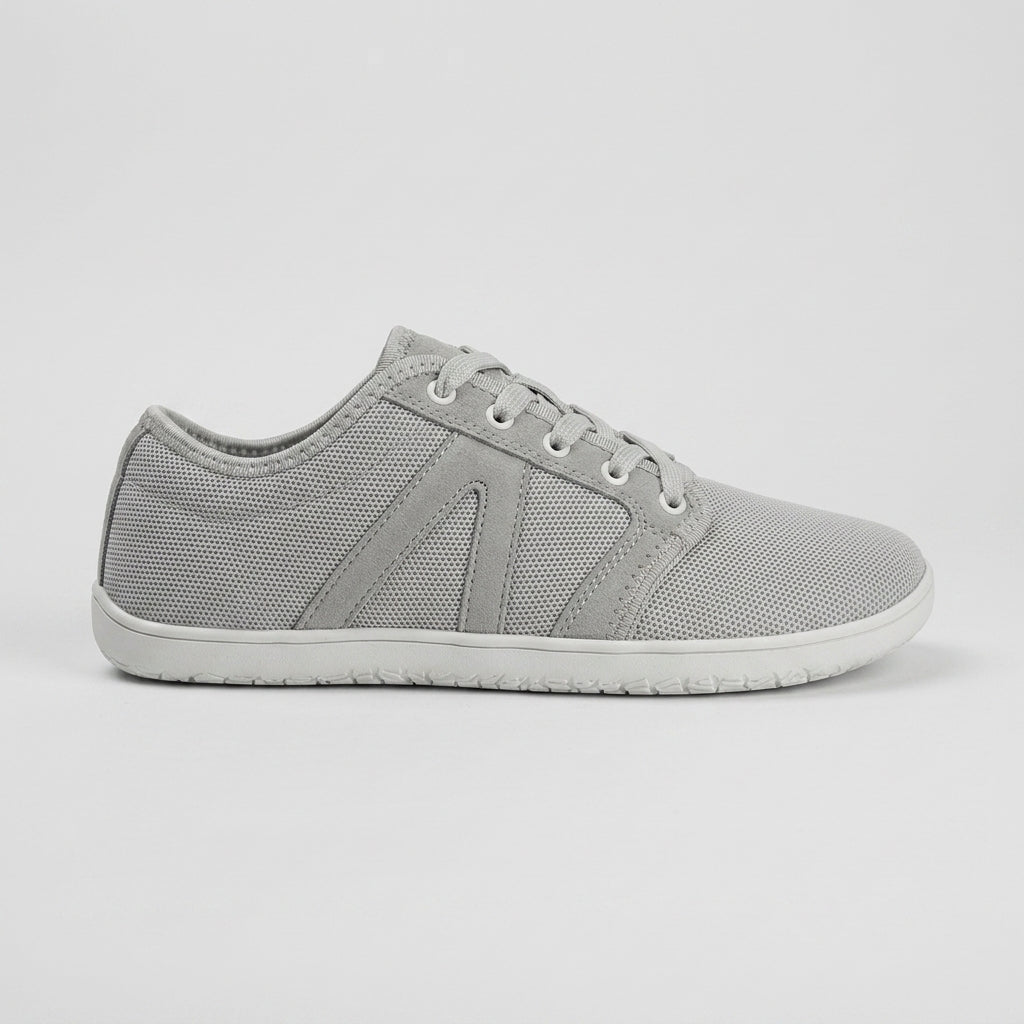 Men's Barefoot Sneakers Canvas Low-Top Lace-Up Gum Sole Round Toe