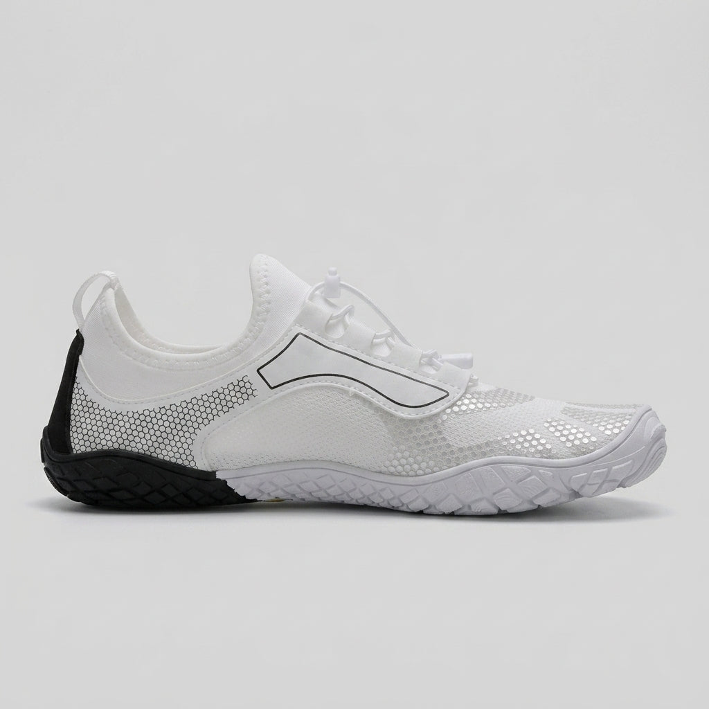 Men's Sneakers Mesh Five-Toe Elastic Lace Rubber Sole