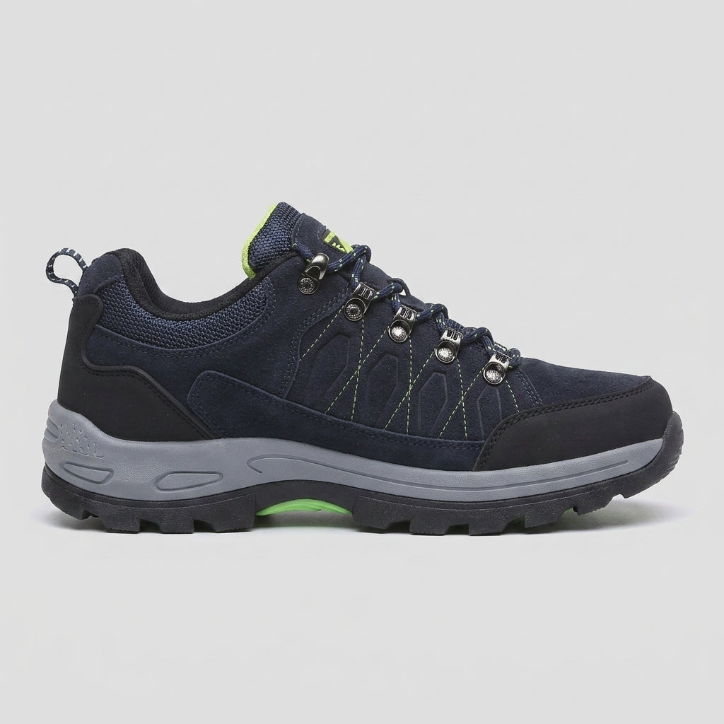 Women's Low-Cut Lace-Up Hiking Shoes with Lugged Rubber Sole
