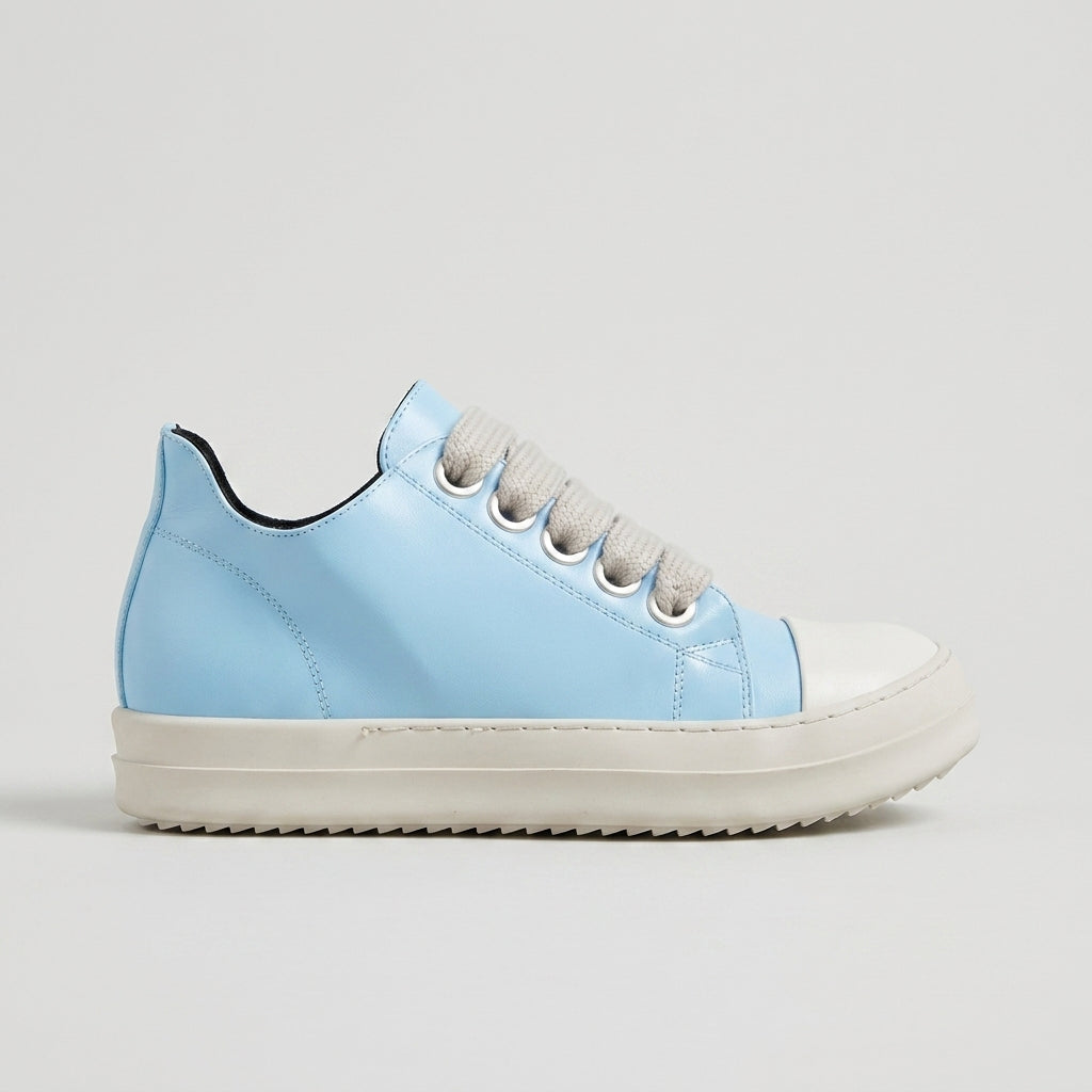 Women's Low-Top Sneakers with Contrast Toe Cap