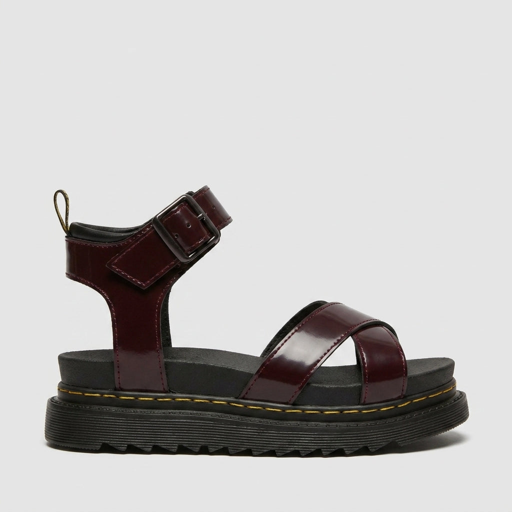 Women's Sandals Platform Gladiator Crisscross Ankle Buckle Flat