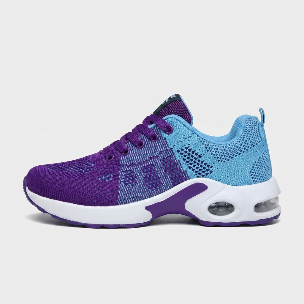 Women's Sneakers Mesh Upper - Lace-Up - Air Cushion Sole