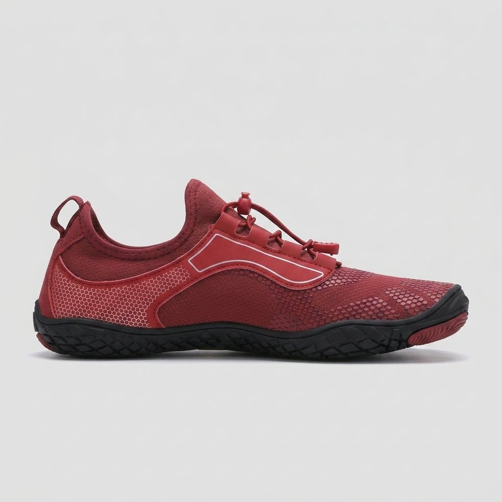 Men's Sneakers Mesh Five-Toe Elastic Lace Rubber Sole