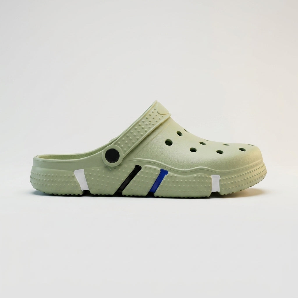 Men's Slippers Slip-On Cross-Strap Arch Support Lightweight