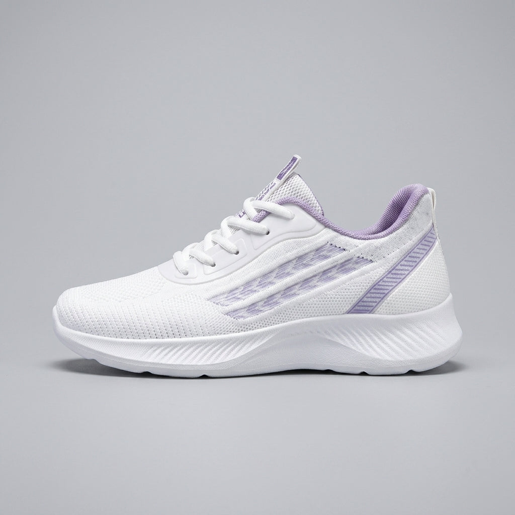 Women's Sneakers Mesh Low-Top Lace-Up Cushioned Sole