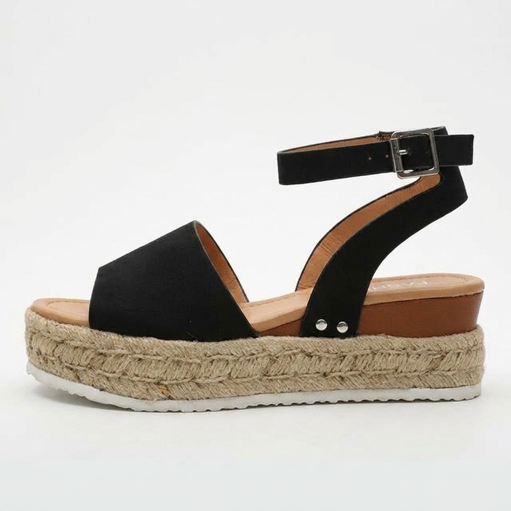 Women's Wedges Platform Espadrille Ankle Strap Sandals