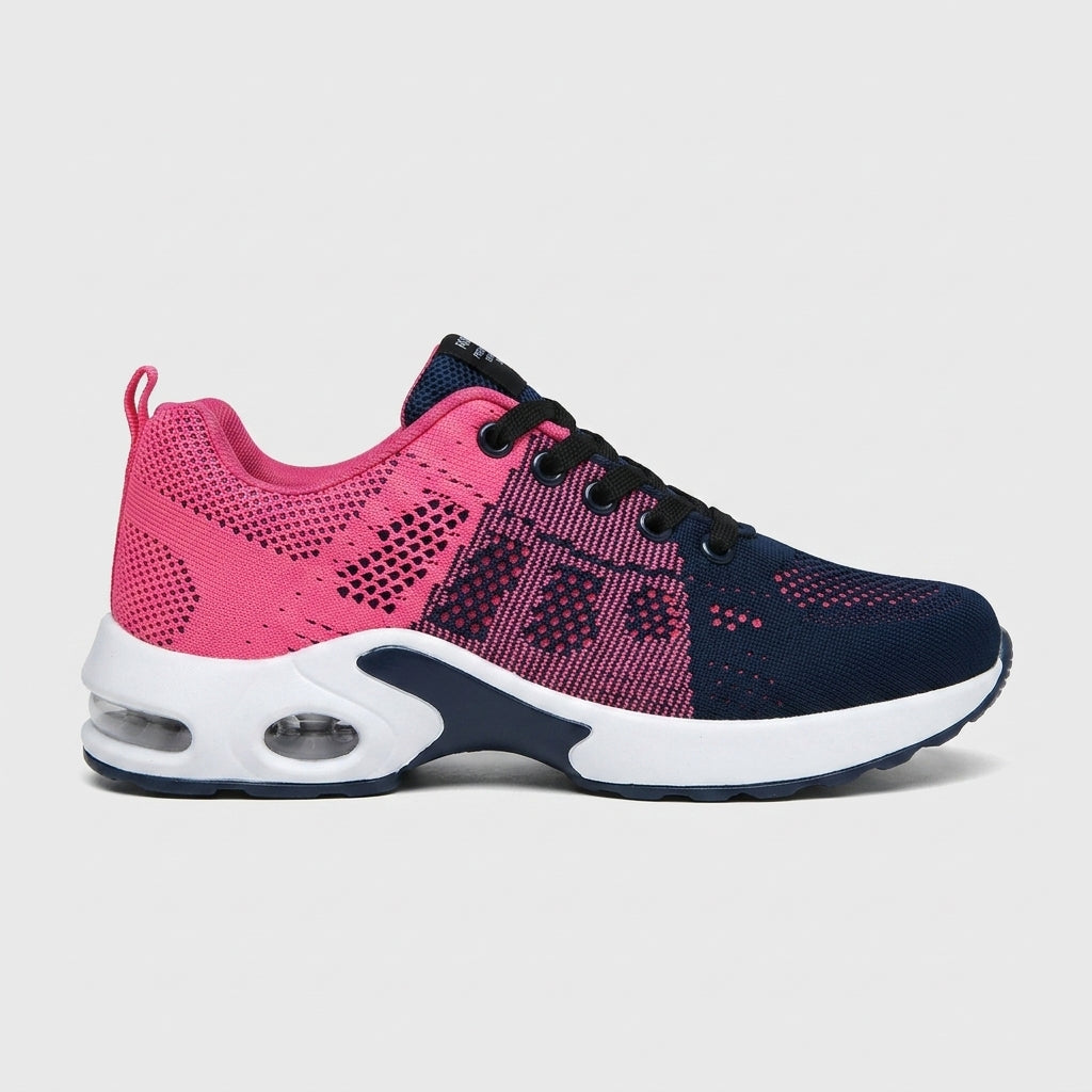 Women's Sneakers Mesh Upper - Lace-Up - Air Cushion Sole